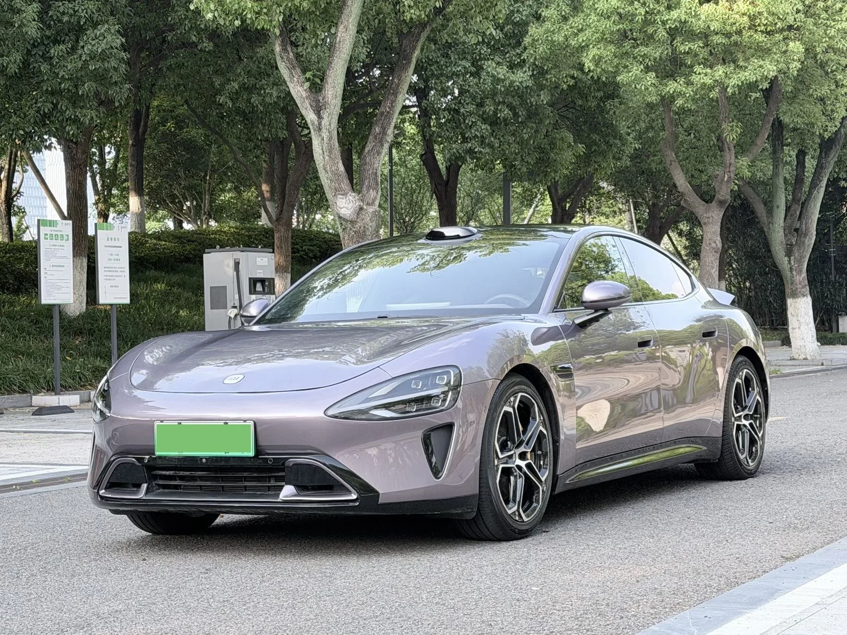小米 SU7 2024 模型 800公里 全轮驱动 长的 范围 高端 聪明的 驾驶 最大限度 版