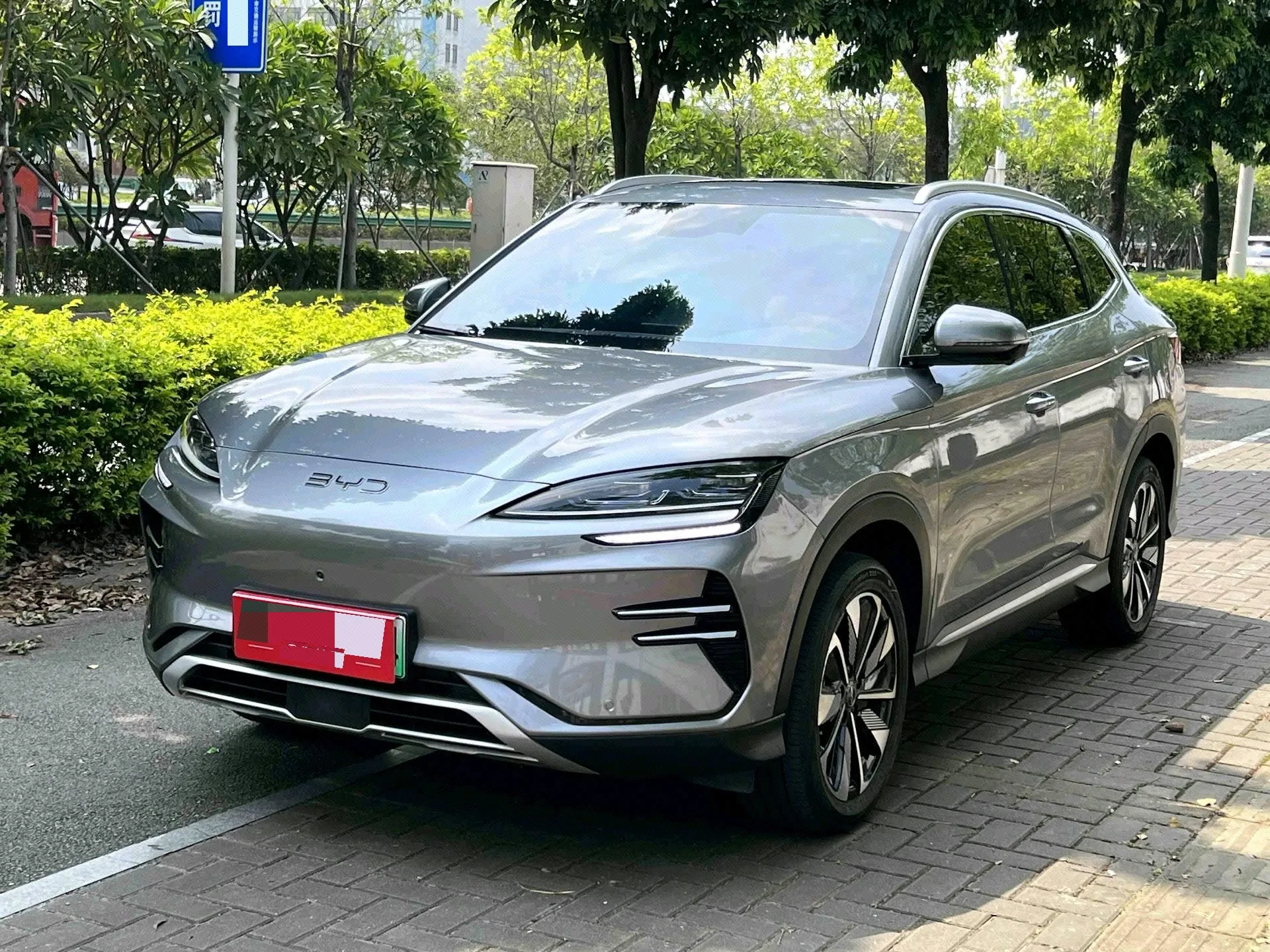 BYD Song PLUS New Energy 2024 Model, Song PLUS EV Glory Edition, 520km Range, Luxury Automatic